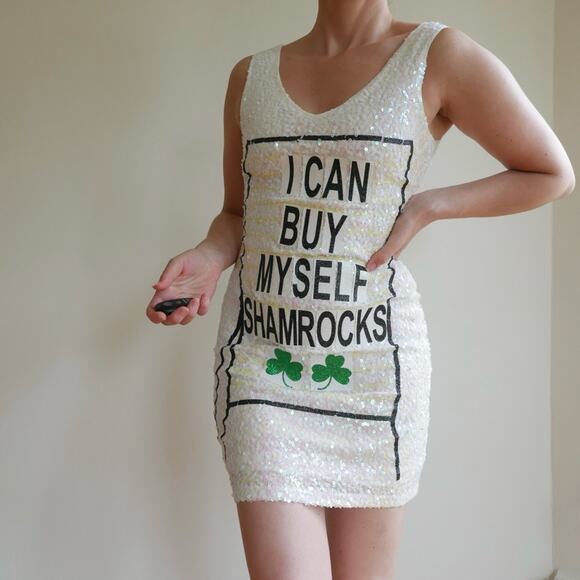 Mel The Clothing Custom Sequins Dress Womens Small - Picture 8 of 8